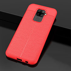 Soft Silicone Gel Leather Snap On Case Cover Z01 for Huawei Nova 5i Pro Red