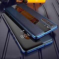 Soft Silicone Gel Leather Snap On Case Cover Z01 for Huawei P30 Pro Blue