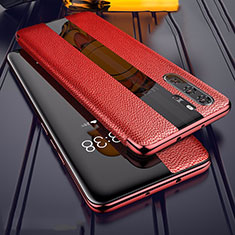 Soft Silicone Gel Leather Snap On Case Cover Z01 for Huawei P30 Pro Red