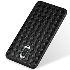 Soft Silicone Gel Leather Snap On Case for Huawei Mate 9 Pro Black