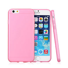 Soft Silicone Gel Matte Finish Case for Apple iPhone 6 Plus Pink