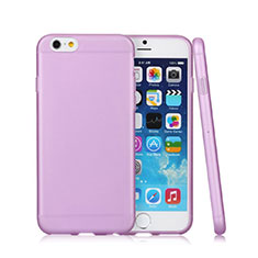 Soft Silicone Gel Matte Finish Case for Apple iPhone 6 Plus Purple