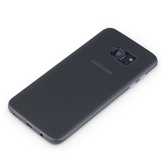 Soft Silicone Gel Matte Finish Case R02 for Samsung Galaxy S7 Edge G935F Black