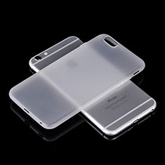 Soft Silicone Gel Matte Finish Cover for Apple iPhone 6 Plus White