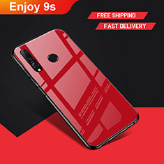 Soft Silicone Gel Mirror Case for Huawei Honor 20i Red