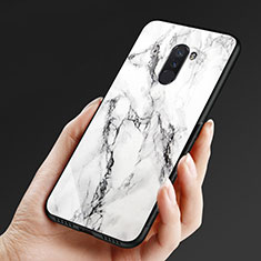 Soft Silicone Gel Mirror Case M05 for Xiaomi Pocophone F1 White