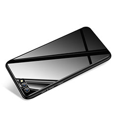 Soft Silicone Gel Mirror Cover for Huawei Honor V10 Black