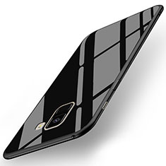 Soft Silicone Gel Mirror Cover for Samsung Galaxy A8+ A8 Plus (2018) A730F Black