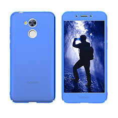 Soft Transparent Flip Case Cover for Huawei Honor 6A Blue
