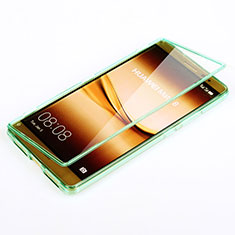 Soft Transparent Flip Case for Huawei Mate 8 Green