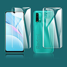 Soft Ultra Clear Screen Protector Front and Back Film for Xiaomi Redmi 9T 4G Clear