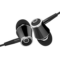 Sports Stereo Earphone Headphone In-Ear H06 for Oppo K10X 5G Black