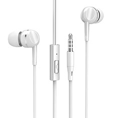 Sports Stereo Earphone Headphone In-Ear H09 for Oppo Reno7 SE 5G White