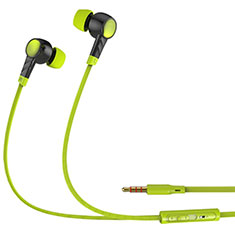 Sports Stereo Earphone Headphone In-Ear H11 for Alcatel 3 2019 Green