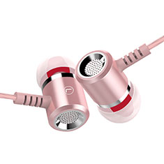 Sports Stereo Earphone Headphone In-Ear H25 for Samsung Galaxy F23 5G Pink