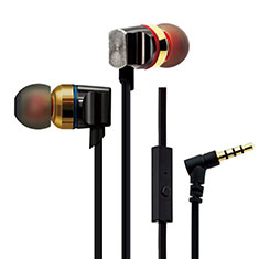 Sports Stereo Earphone Headset In-Ear H02 for Oppo Reno7 Lite 5G Gold