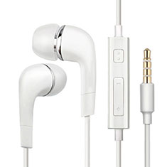 Sports Stereo Earphone Headset In-Ear H33 for Motorola Moto G62 5G White