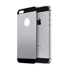 Tempered Glass Back Protector Film for Apple iPhone 5 Gray