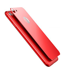 Tempered Glass Back Protector Film for Apple iPhone 7 Red