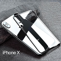 Tempered Glass Back Protector Film Z01 for Apple iPhone Xs Max Black