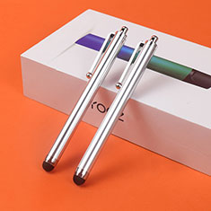 Touch Screen Stylus Pen Universal 2PCS H03 for Oppo Reno6 Pro 5G India Silver