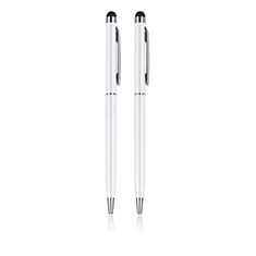 Touch Screen Stylus Pen Universal 2PCS H05 for Apple iPhone X White