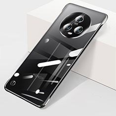 Transparent Crystal Frameless Hard Case Back Cover for Huawei Honor Magic5 5G Black