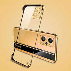 Transparent Crystal Frameless Hard Case Back Cover for Realme GT Neo 3T 5G Gold