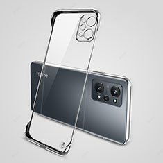 Transparent Crystal Frameless Hard Case Back Cover for Realme GT Neo 3T 5G Silver