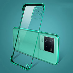 Transparent Crystal Frameless Hard Case Back Cover for Vivo iQOO Neo6 SE 5G Green
