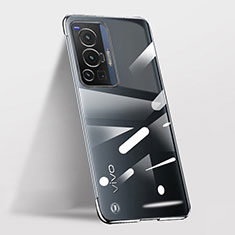 Transparent Crystal Frameless Hard Case Back Cover for Vivo X70 Pro 5G Black