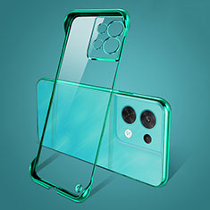 Transparent Crystal Frameless Hard Case Back Cover for Xiaomi Redmi Note 13 5G Green