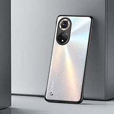 Transparent Crystal Frameless Hard Case Back Cover H01 for Huawei Honor 50 5G Black