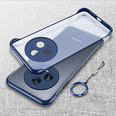 Transparent Crystal Frameless Hard Case Back Cover H01 for Huawei Honor Magic5 5G Blue
