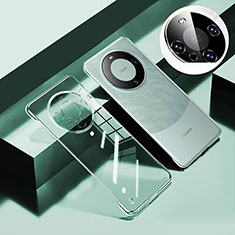 Transparent Crystal Frameless Hard Case Back Cover H01 for Huawei Mate 60 Green