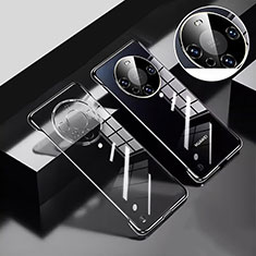 Transparent Crystal Frameless Hard Case Back Cover H01 for Huawei Mate 60 Pro Black