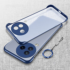 Transparent Crystal Frameless Hard Case Back Cover H02 for Xiaomi Civi 3 5G Blue