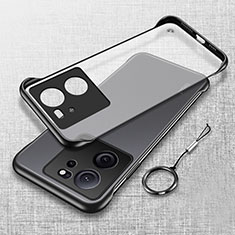 Transparent Crystal Frameless Hard Case Back Cover H02 for Xiaomi Mi 13T 5G Black