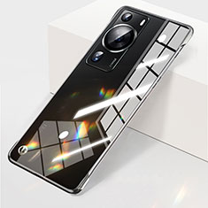 Transparent Crystal Frameless Hard Case Back Cover H03 for Huawei P60 Pro Black