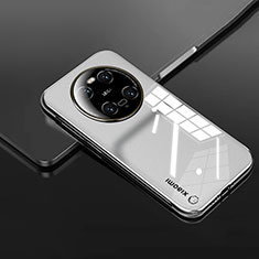 Transparent Crystal Frameless Hard Case Back Cover H04 for Xiaomi Mi 13 Ultra 5G Silver