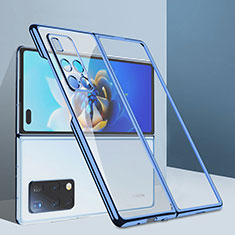 Transparent Crystal Hard Case Back Cover AC1 for Huawei Mate X2 Blue