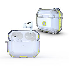 Transparent Crystal Hard Case Back Cover H01 for Apple AirPods Pro Yellow