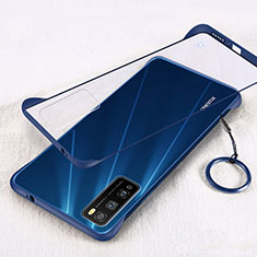 Transparent Crystal Hard Case Back Cover H01 for Huawei Enjoy 20 Pro 5G Blue