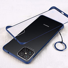 Transparent Crystal Hard Case Back Cover H01 for Huawei Nova 8 SE 5G Blue