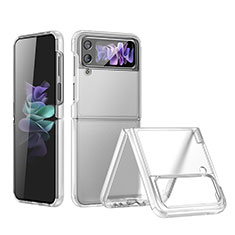 Transparent Crystal Hard Case Back Cover H01 for Samsung Galaxy Z Flip4 5G Clear