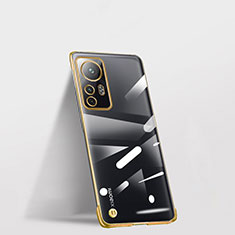 Transparent Crystal Hard Case Back Cover H01 for Xiaomi Mi 12T 5G Gold