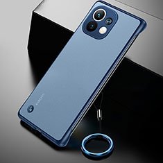 Transparent Crystal Hard Case Back Cover H01 for Xiaomi Mi Mix 4 5G Blue