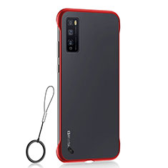 Transparent Crystal Hard Case Back Cover H02 for Huawei Enjoy Z 5G Red