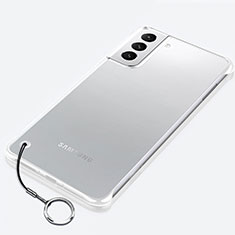 Transparent Crystal Hard Case Back Cover H02 for Samsung Galaxy S21 5G Clear