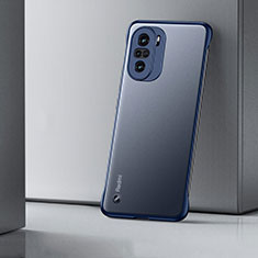 Transparent Crystal Hard Case Back Cover H02 for Xiaomi Mi 11i 5G Blue